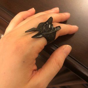 BLACK SPHINX RING
